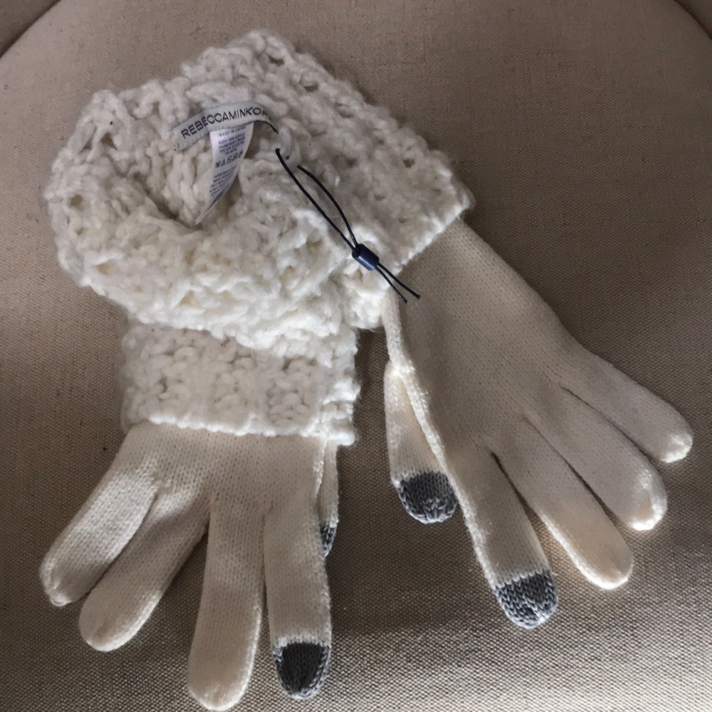 Rebecca Minkoff Cozy Ivory/White Gloves NWOT